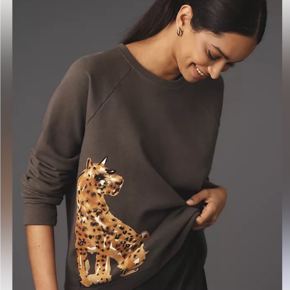 Leopard Print Sweatshirt